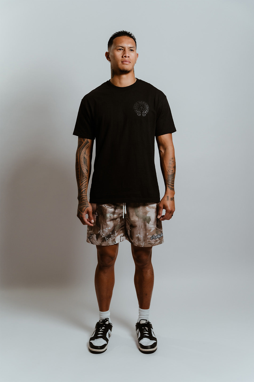 'SAKURA' CAMO GAME SHORTS